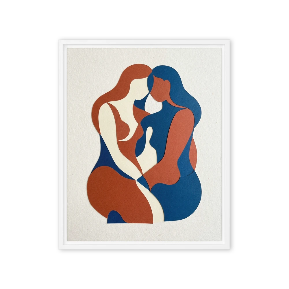 Intertwined Embrace | Art Print