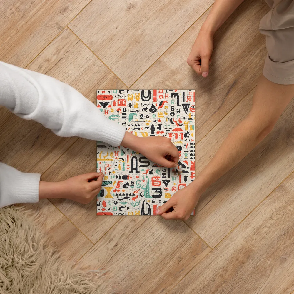 Dynamic Memphis Shapes 
 Jigsaw Puzzle