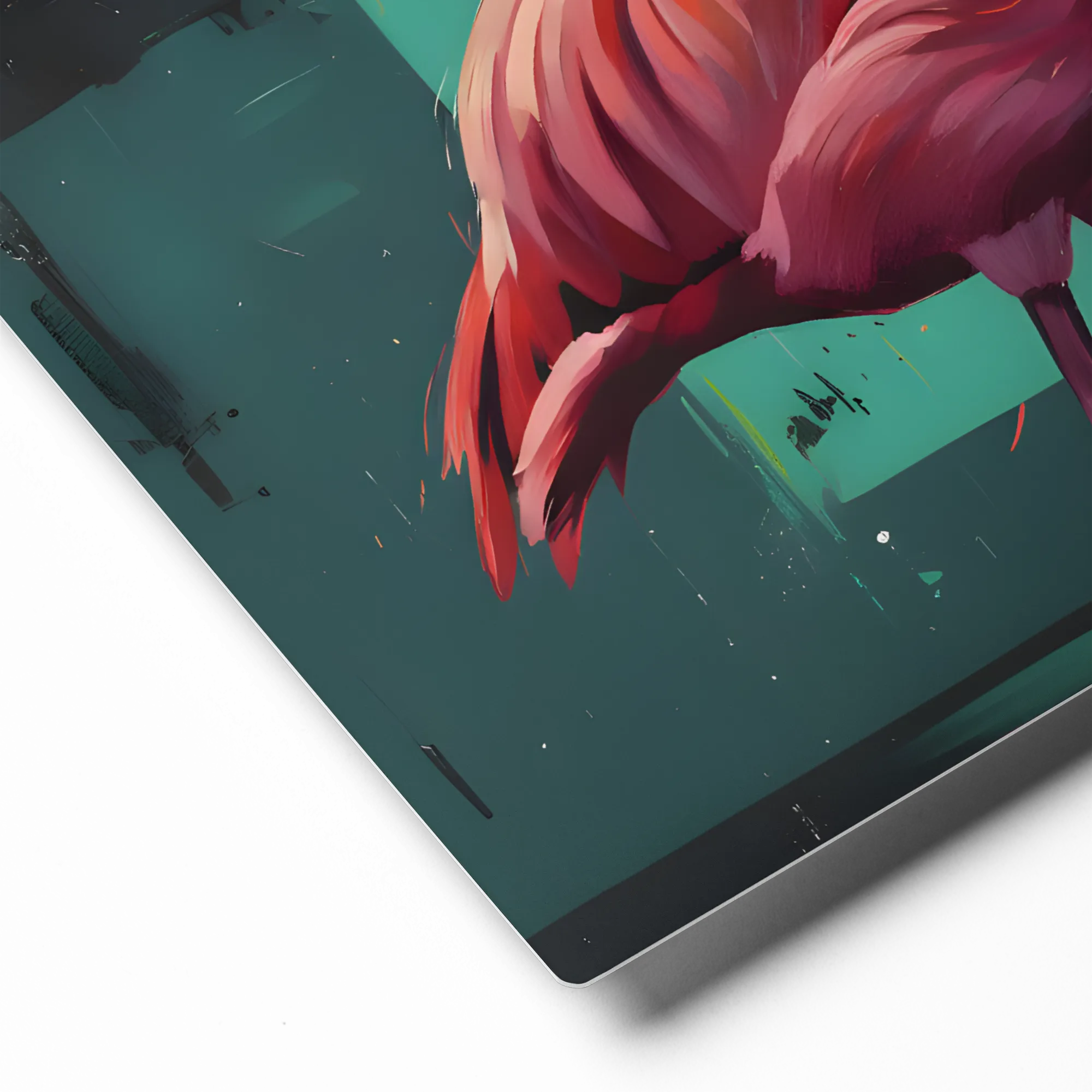 Teal Flamingo | Art Print