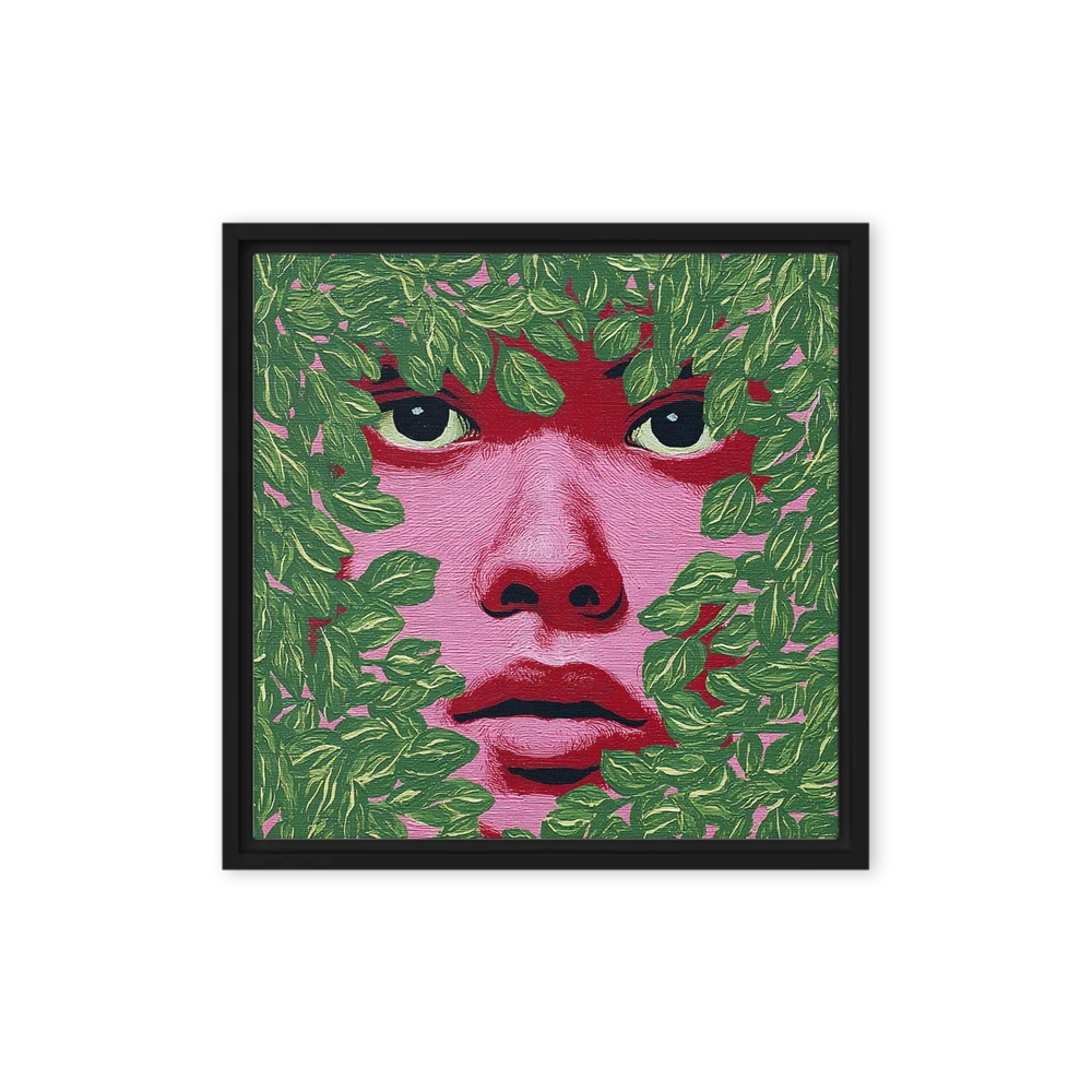 Leaves and Magenta | Art Print
