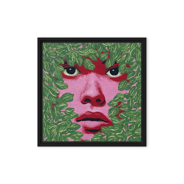 Leaves and Magenta | Art Print