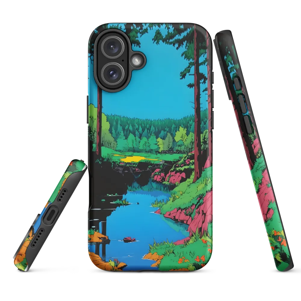 Vibrant Landscape with River
