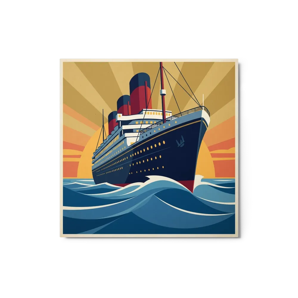 Ocean Voyage Sunset | Art Print