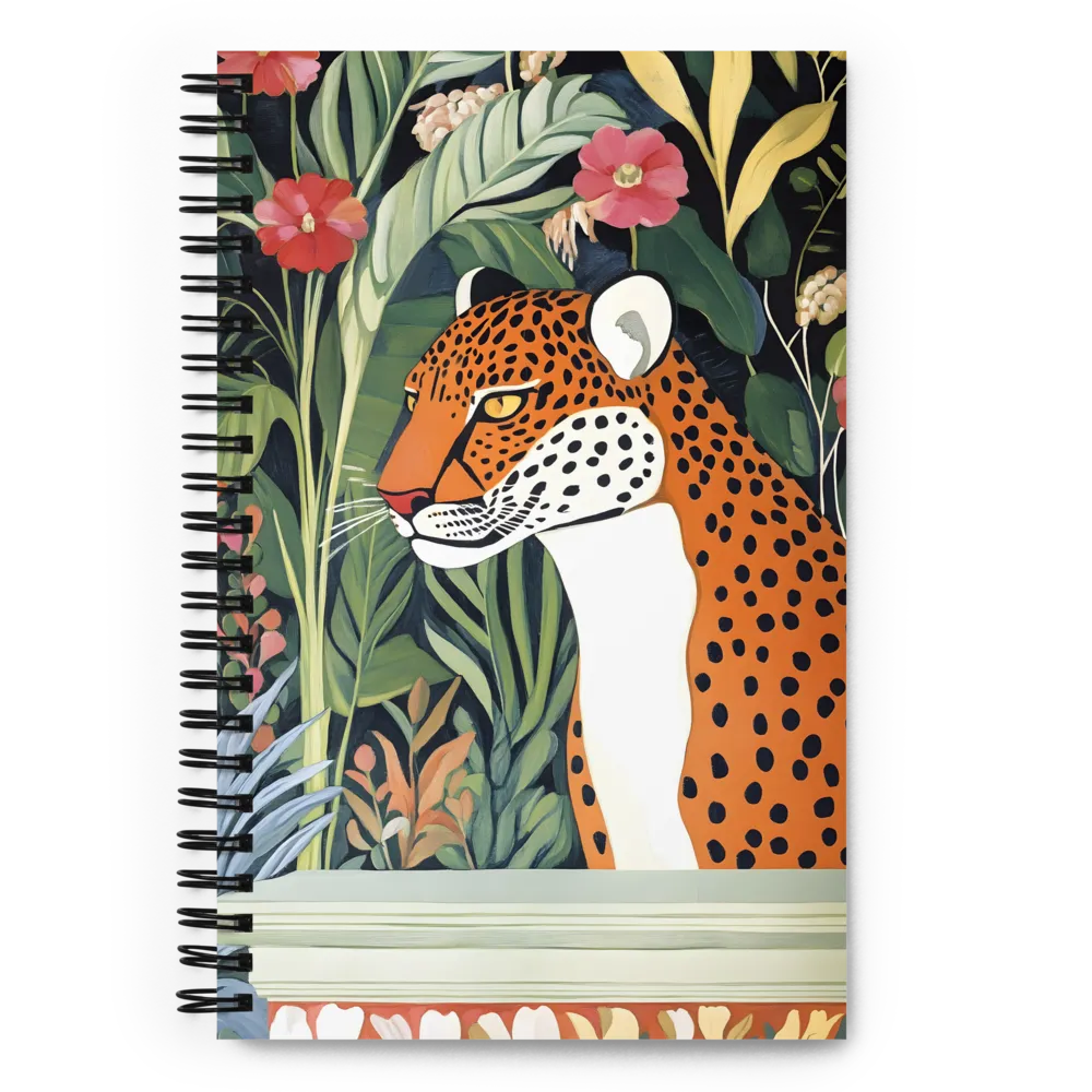 Jungle Leopard Serenity 
 Spiral Notebook | 140 pages