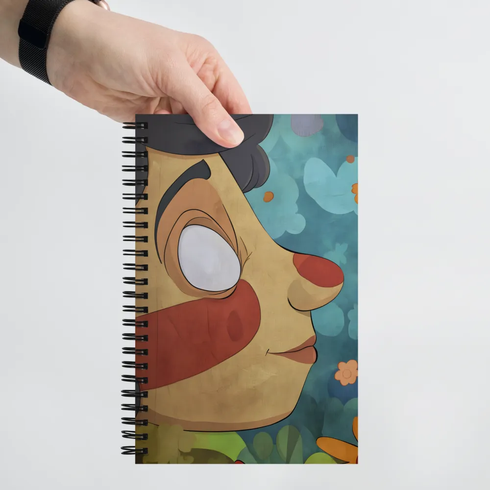 Floral Dream Profile 
 Spiral Notebook | 140 pages