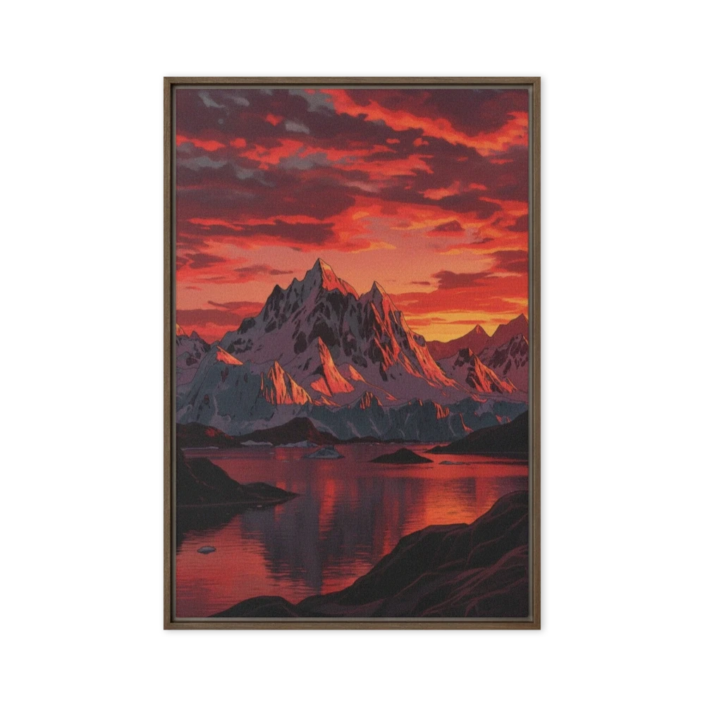 Alpine Sunset Reflection | Art Print