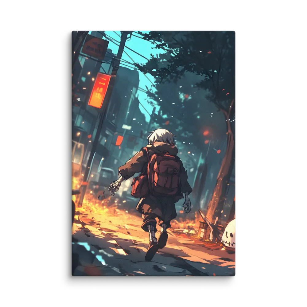 Emberlit Urban Trek 
 Canvas | 40″x 60″