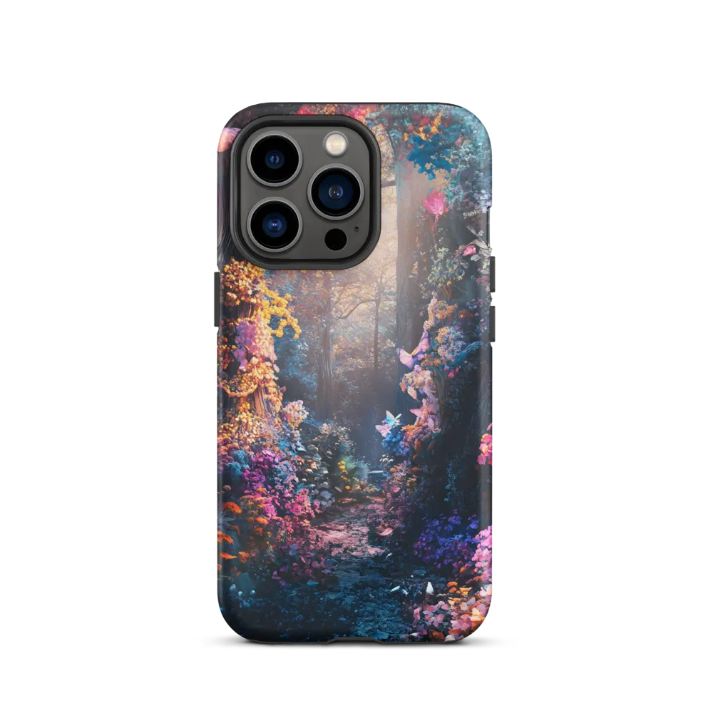 Vibrant Forest with Butterflies | Phone Case