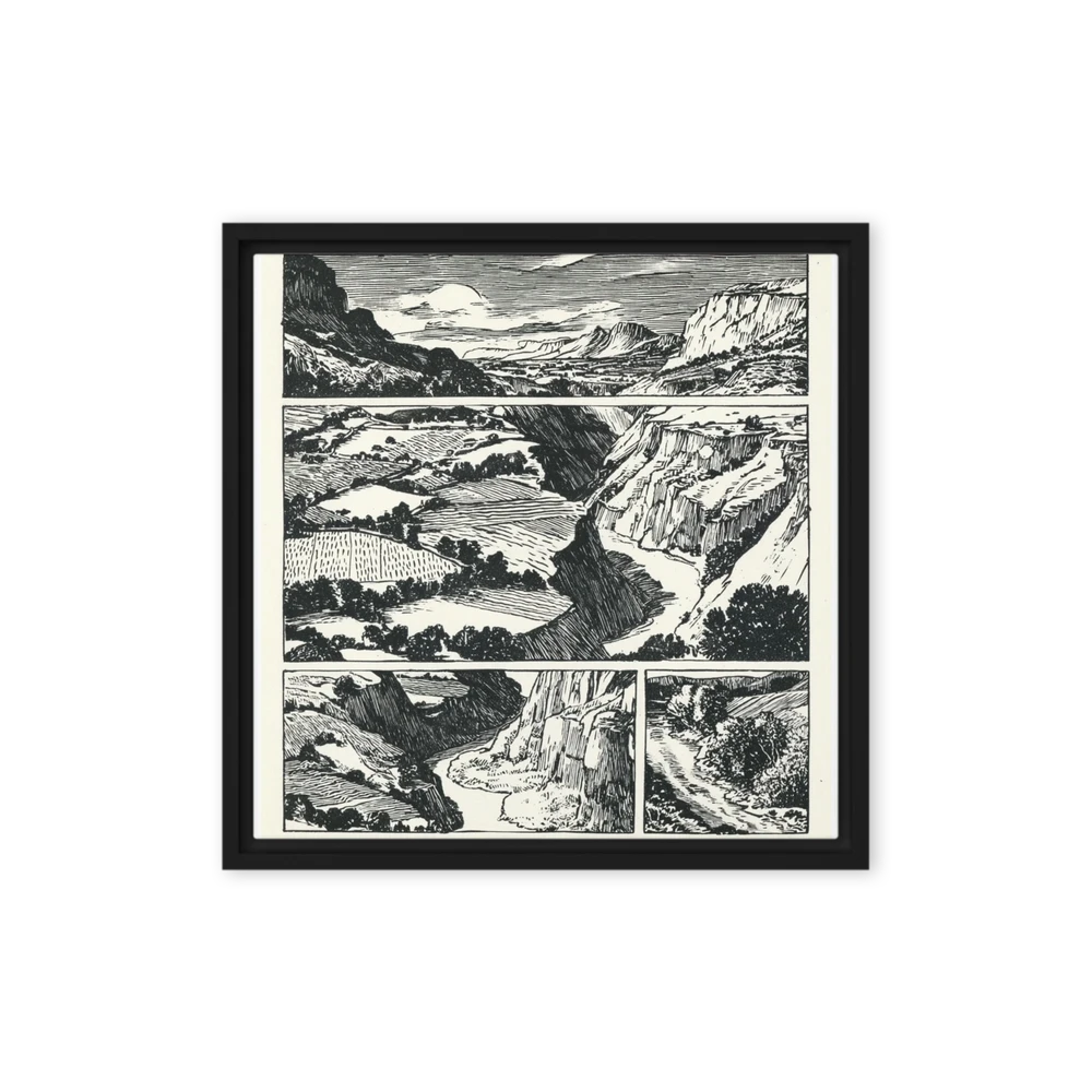 Mountain Canyon Views | Art Print