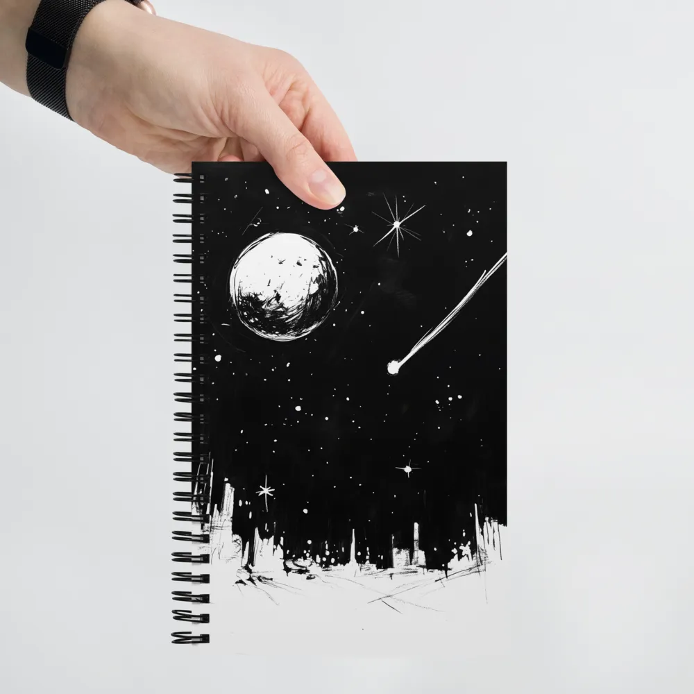 Cosmic Descent 
 Spiral Notebook | 140 pages