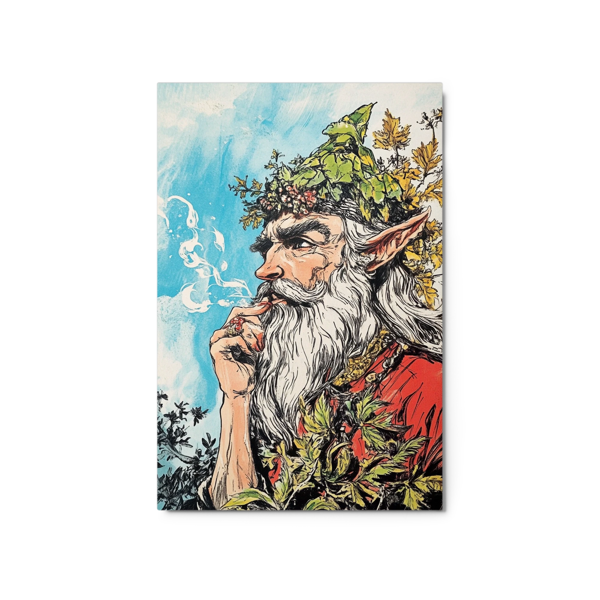 Mythical Forest Spirit Illustration
