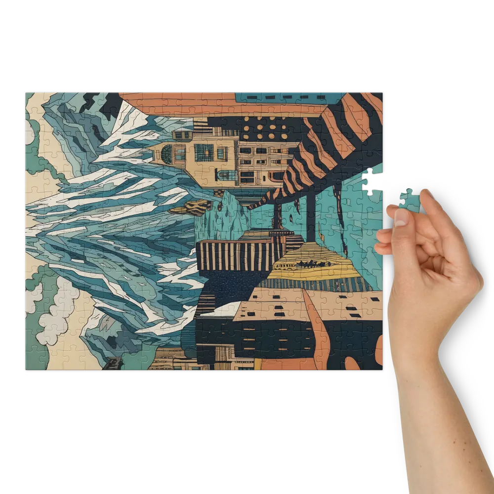 Glacial Cityscape | Jigsaw Puzzles
