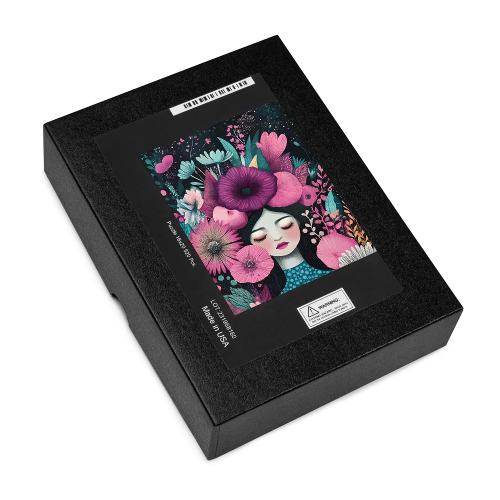 Floral Dreamscape Portrait 
 Jigsaw Puzzle