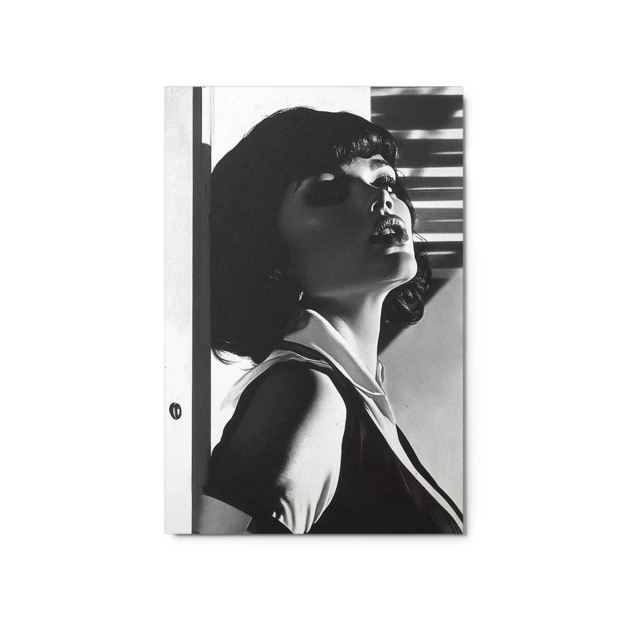 Vintage Black and White Portrait of Woman