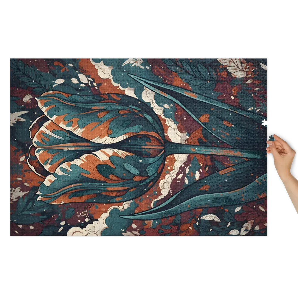 Marbled Tulip | Jigsaw Puzzles
