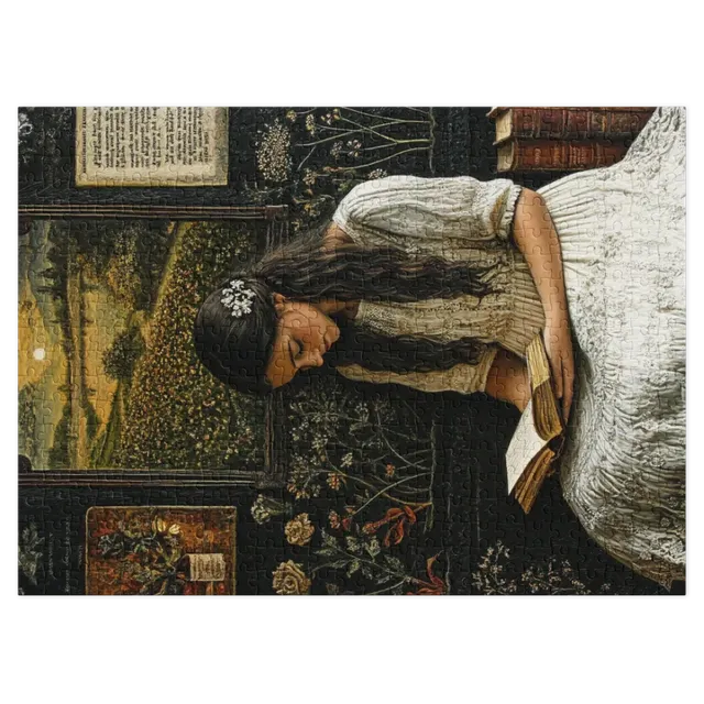 Girl Reading a Book | Jigsaw Puzzle (252/520 pieces)