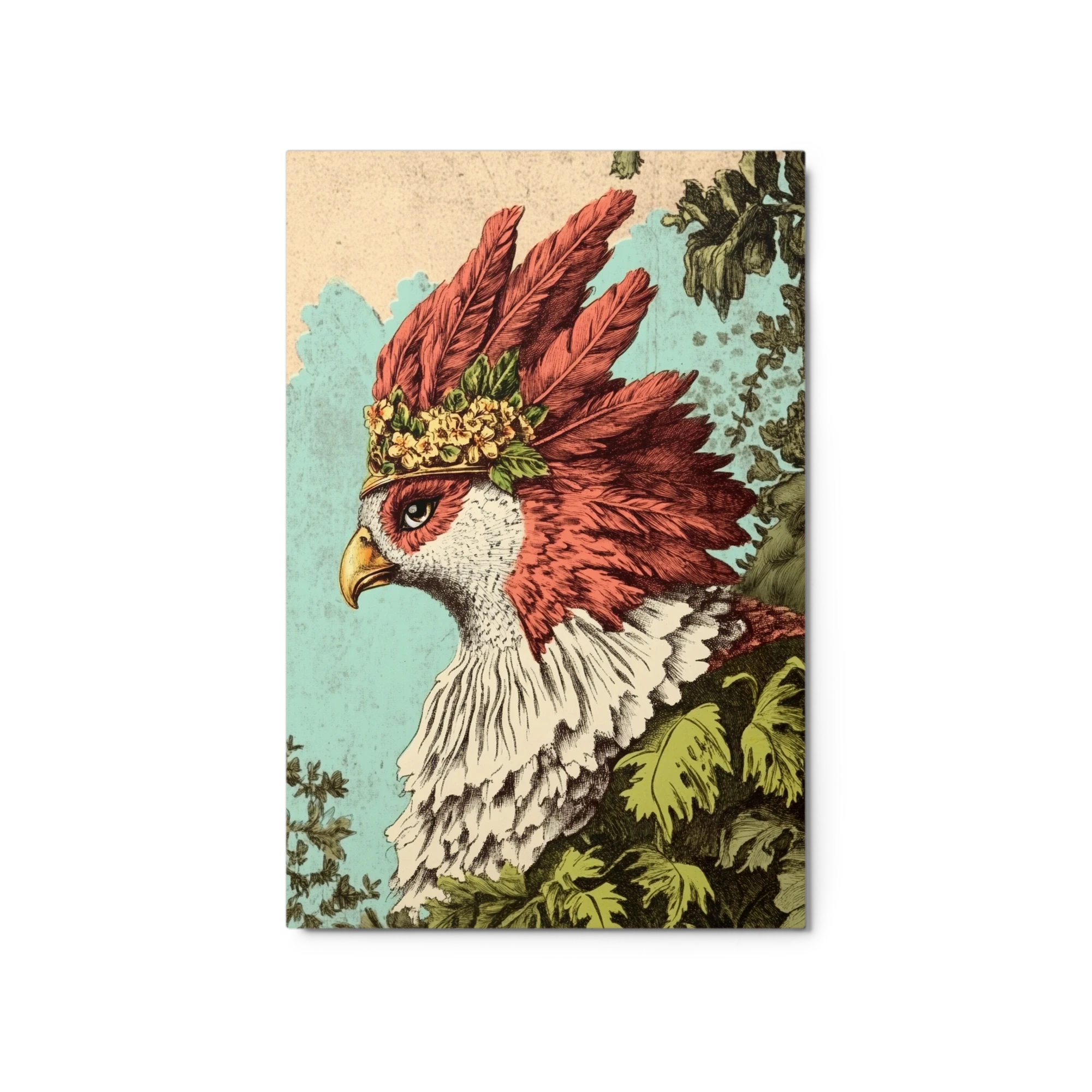 Vintage Illustrated Raptor Bird