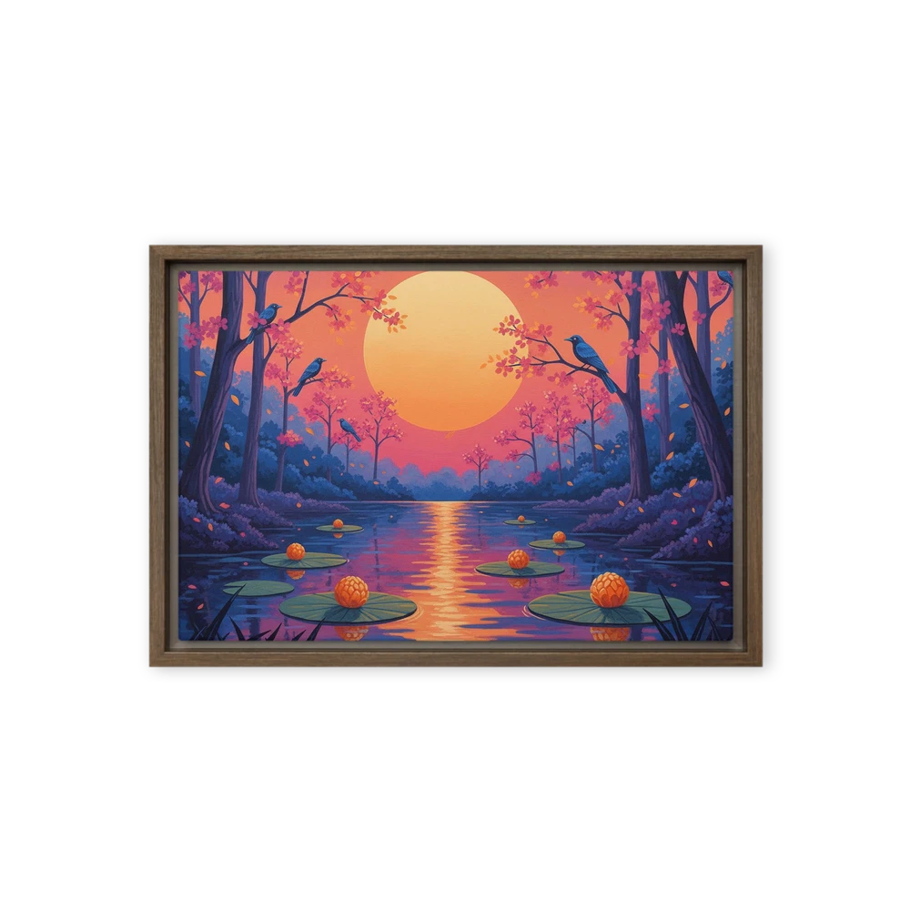Enchanted Forest Sunset | Art Print