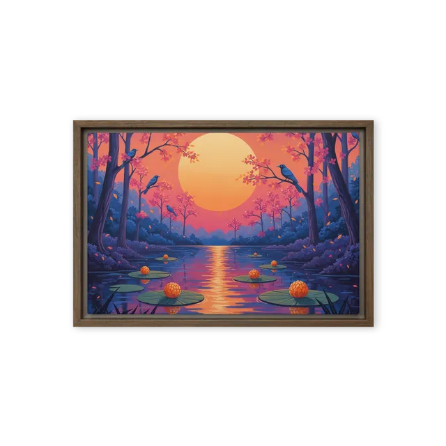 Enchanted Forest Sunset | Art Print