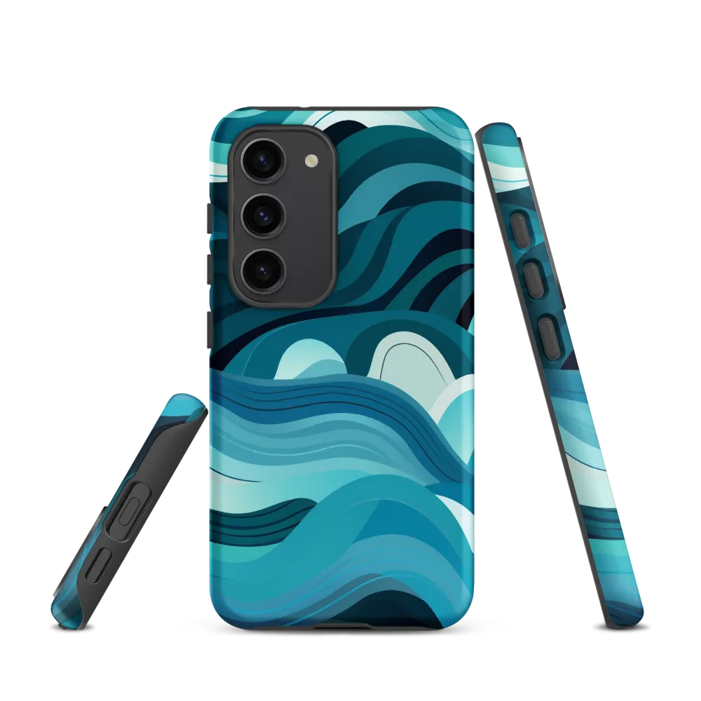Abstract Ocean Wave Design | Phone Case