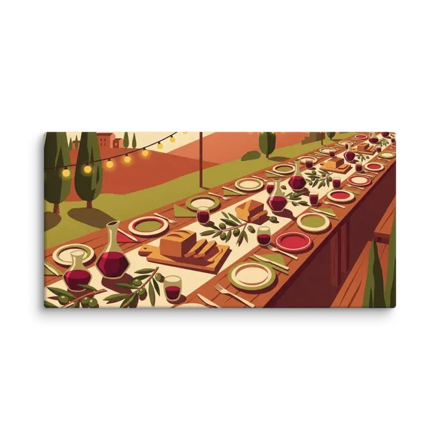 Mediterranean Feast | Art Print