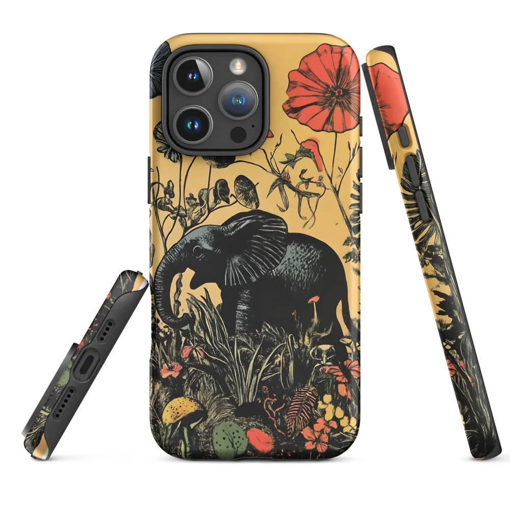 Elephant Surrounded by Flora