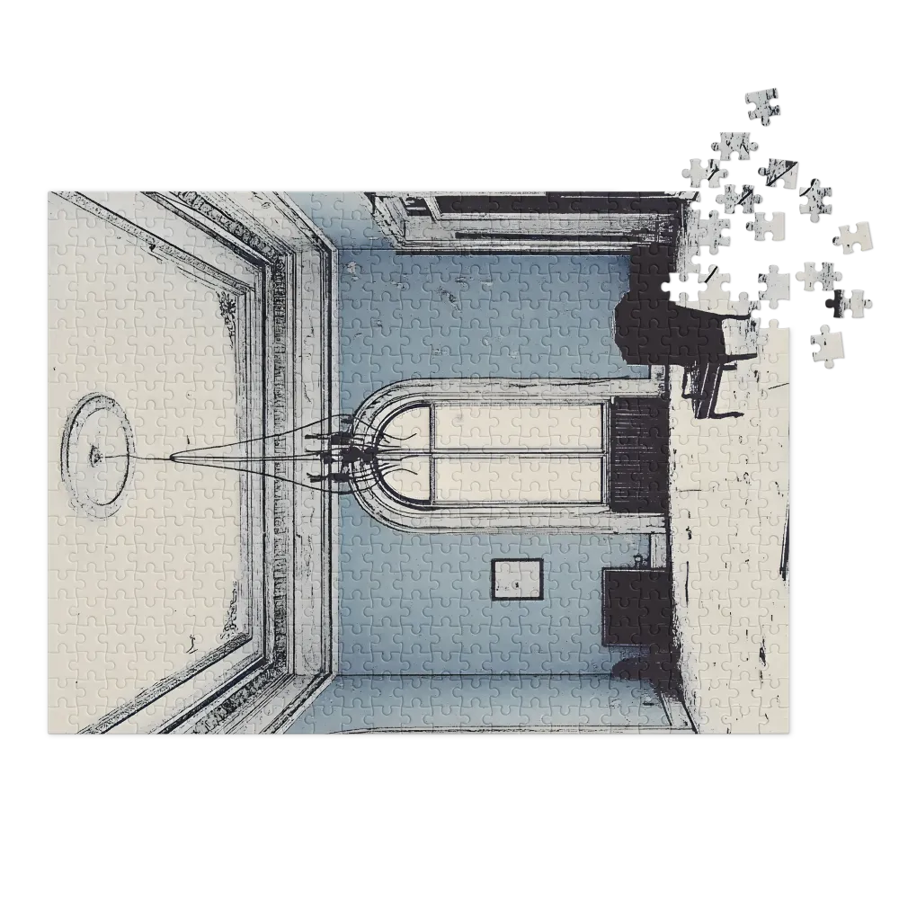 Echoes of Solitude 
 Jigsaw Puzzle in Tin Box