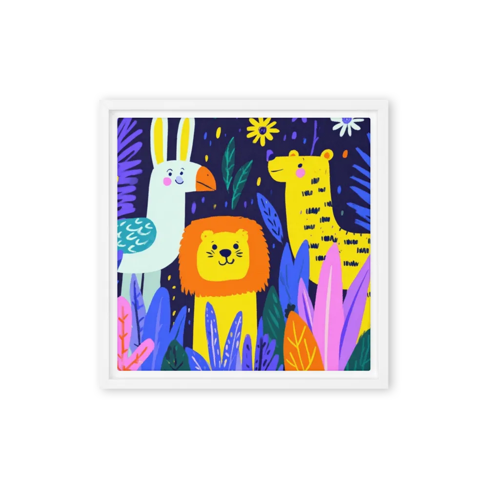 Jungle Friends 
 Canvas | 26″x 26″