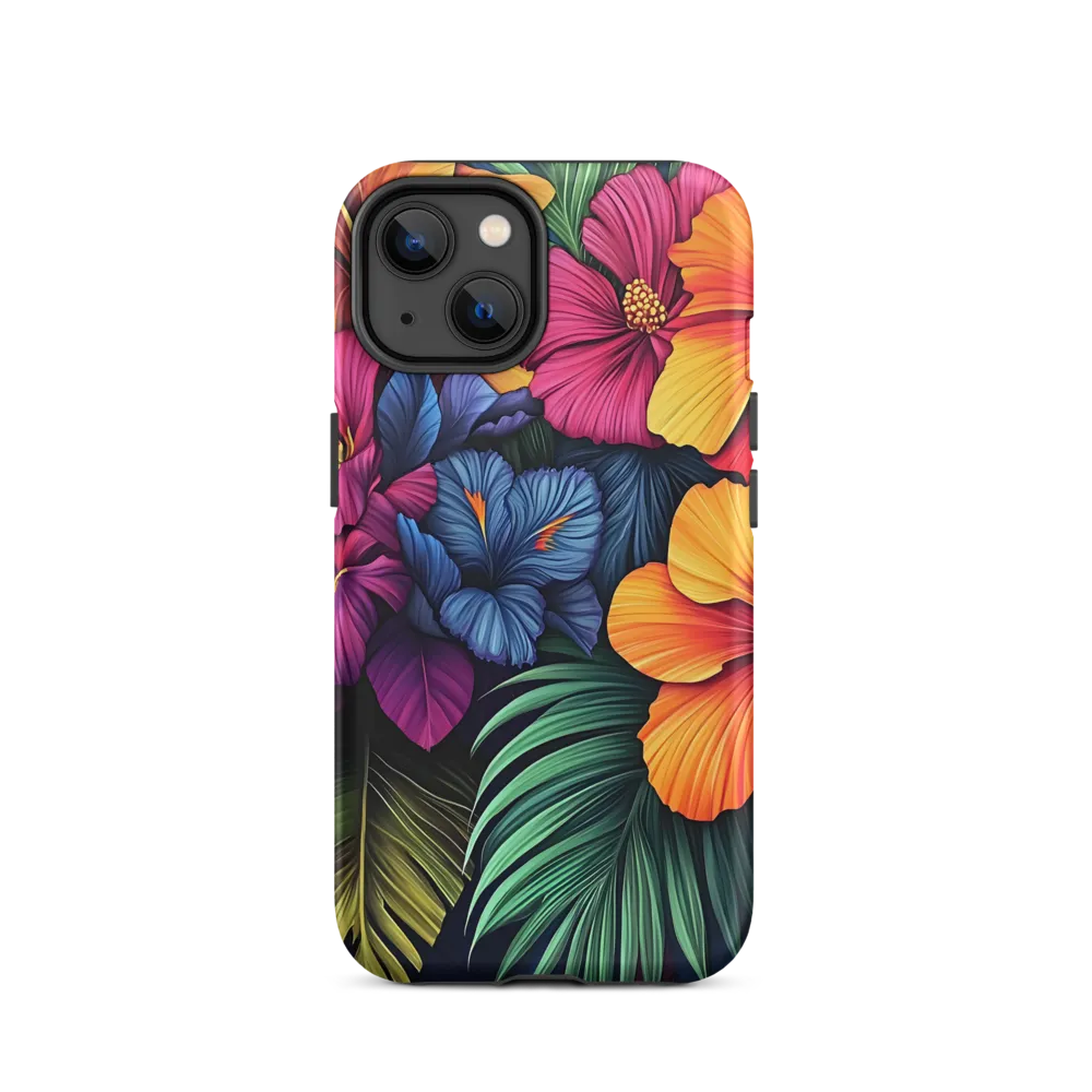 Vibrant Tropical Flower Design | Phone Case