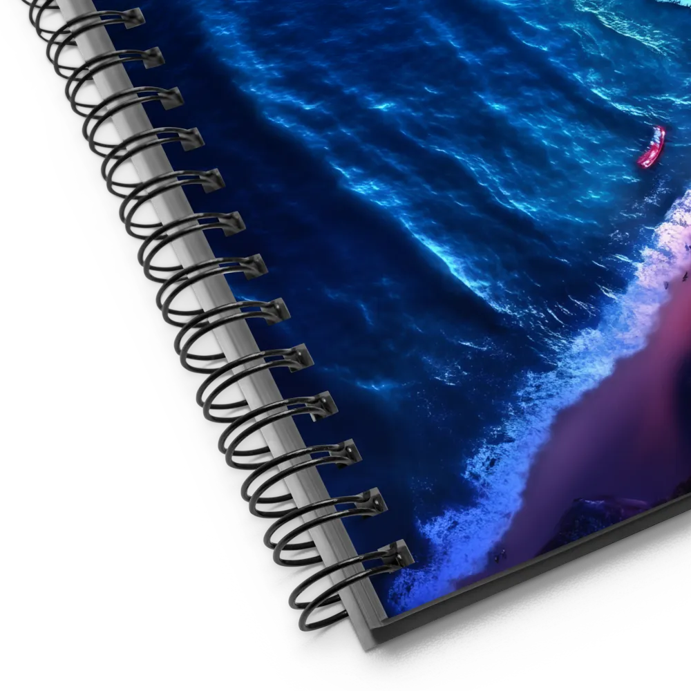 Coastal Neon Dream 
 Spiral Notebook | 140 pages