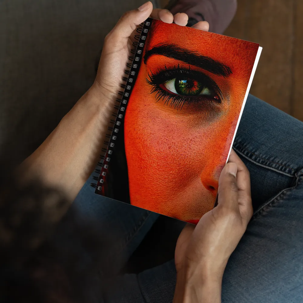 Gaze of Ember 
 Spiral Notebook | 140 pages