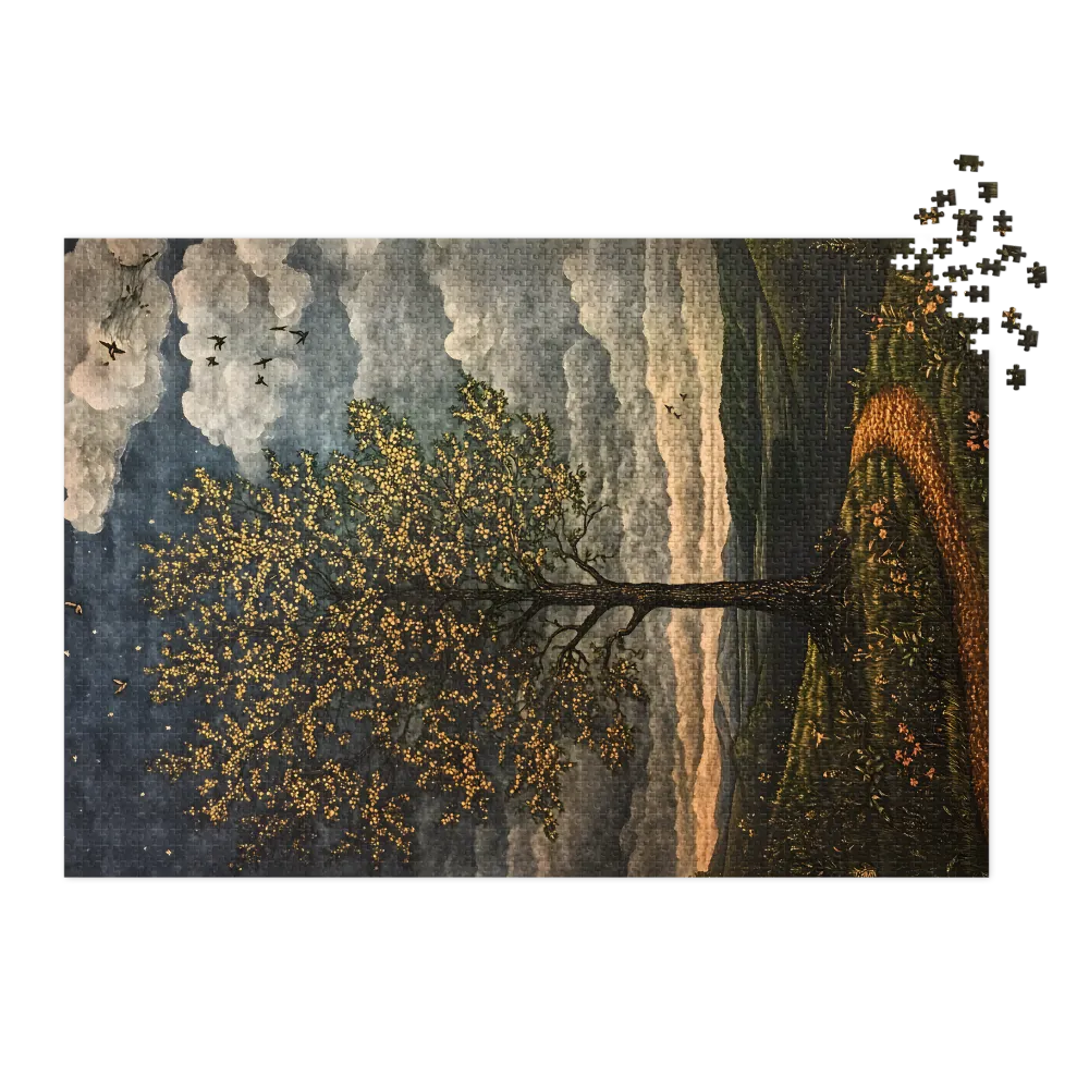 Tree Landscape Painting