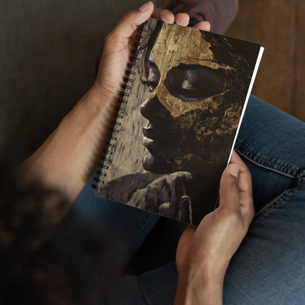 Gilded Contemplation 
 Spiral Notebook | 140 pages