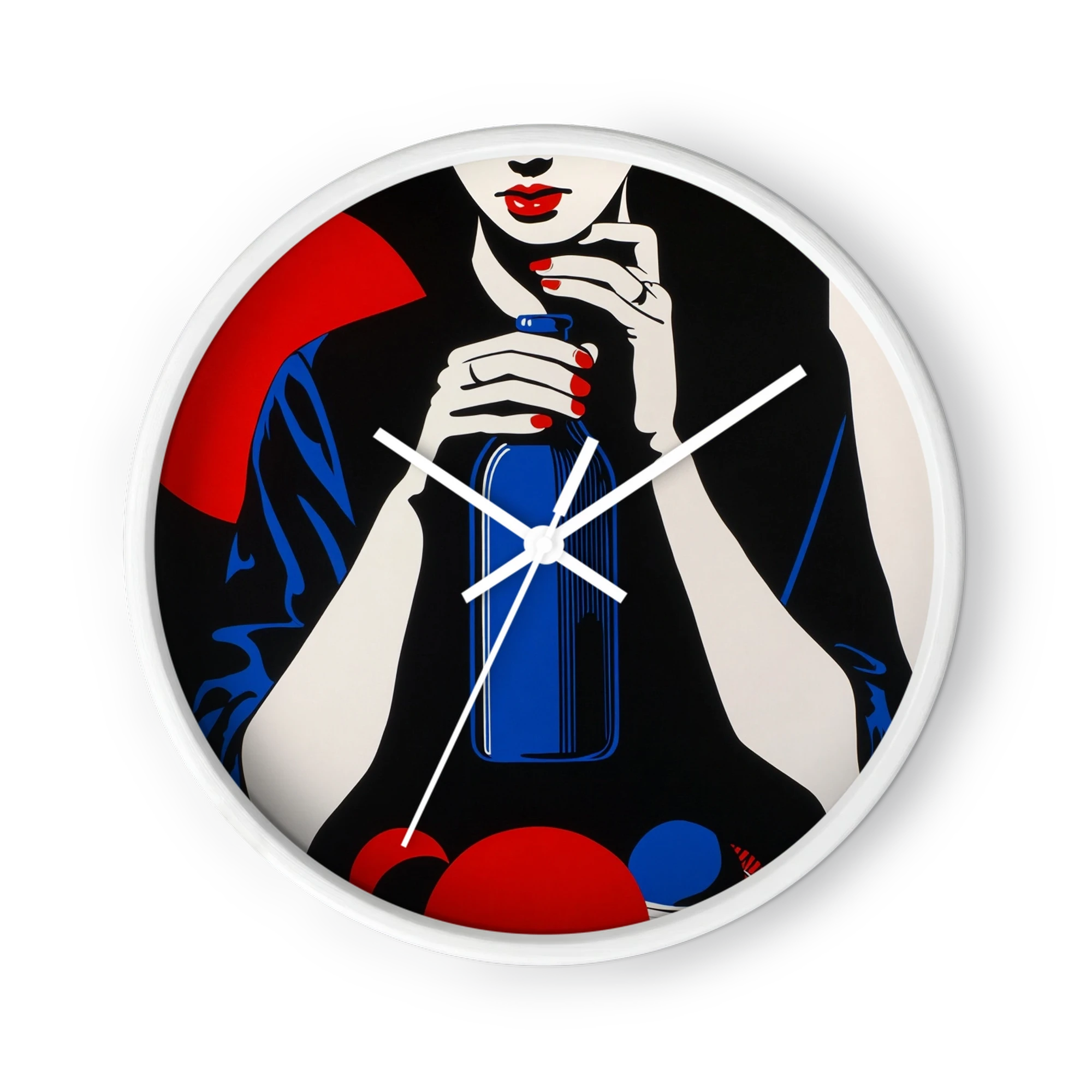 Lady with Blue Bottle