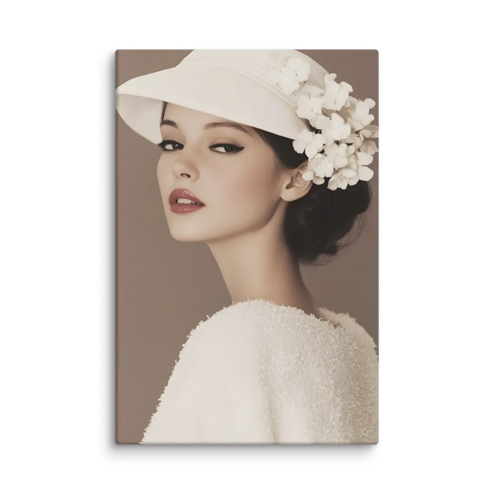 Elegance in Cream 
 Canvas | 40″x 60″