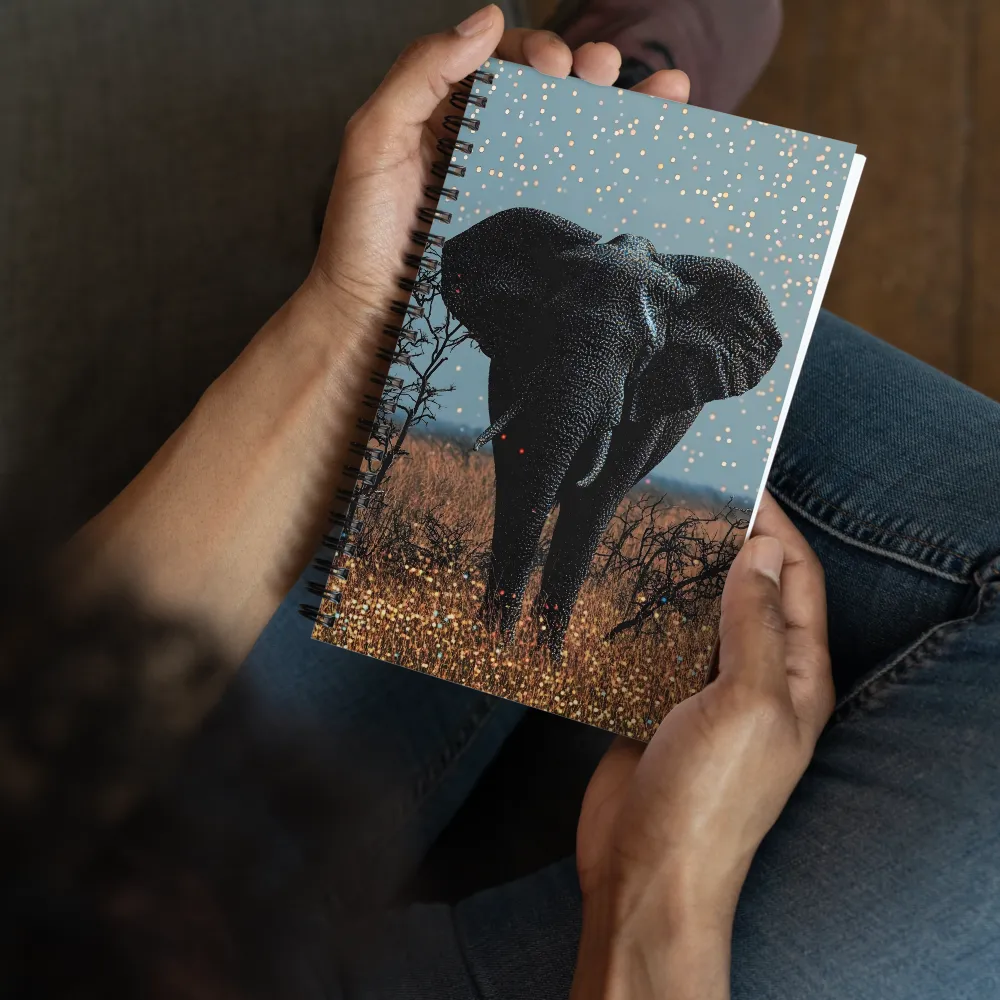 Elephant of Stardust 
 Spiral Notebook | 140 pages