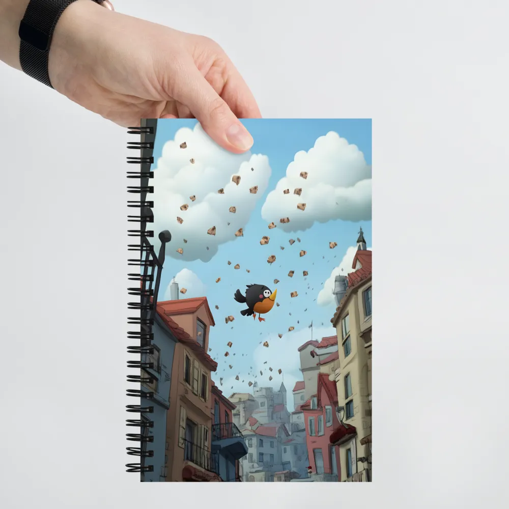Whimsical Sky Flight 
 Spiral Notebook | 140 pages