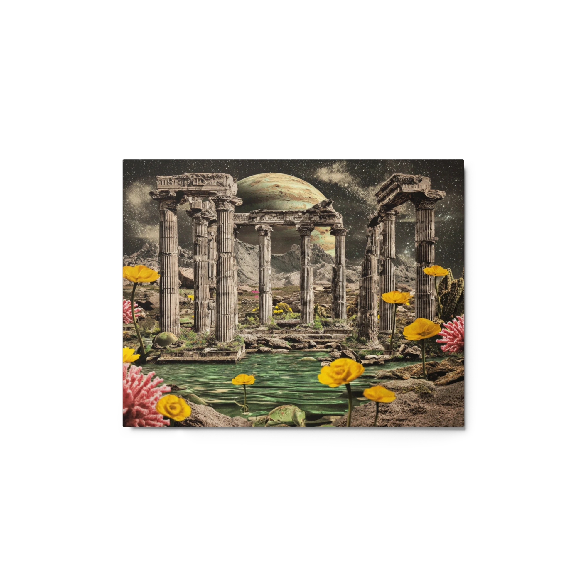 Ruins Under Ringed Skies