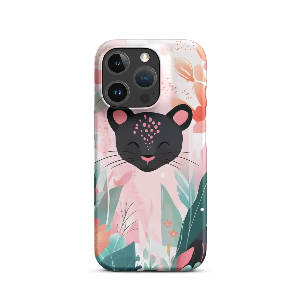 Charming Panther in Floral Design | Phone Case