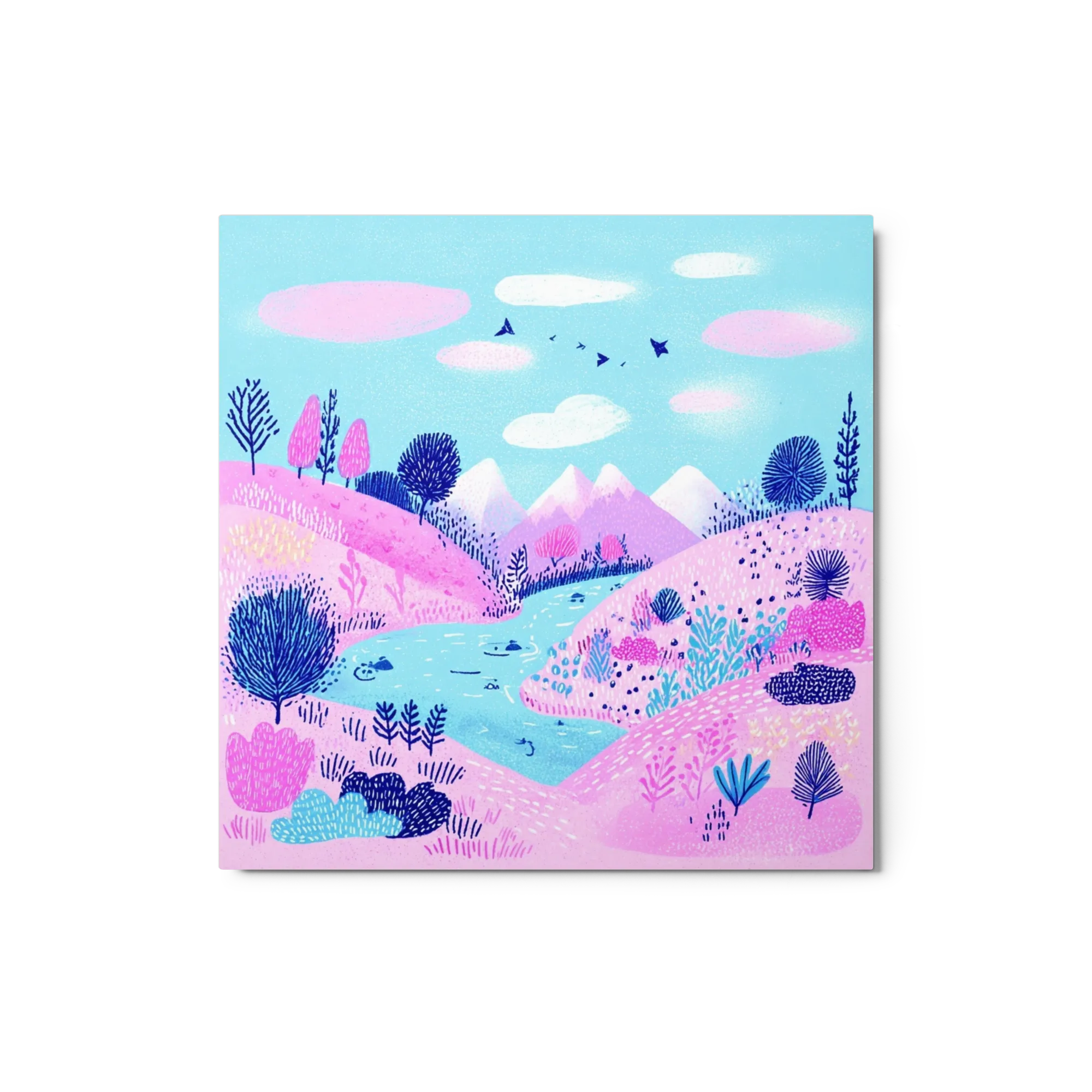 Pastel River Valley
