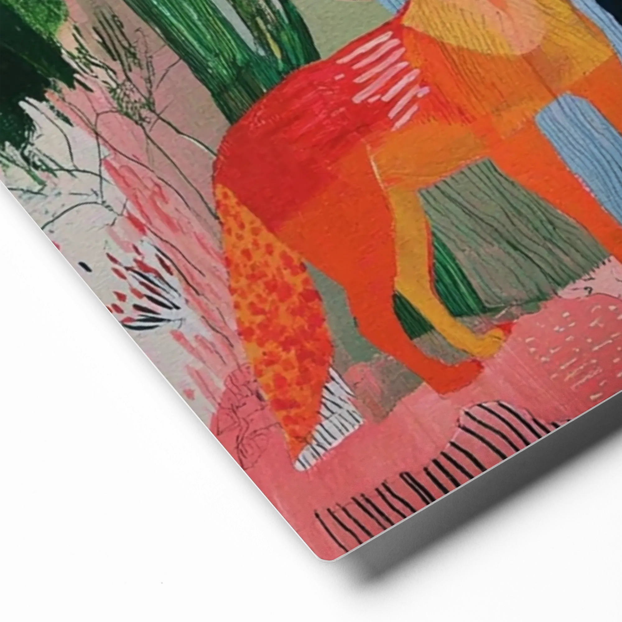 Guardians of the Wild 
 Canvas with Brown Frame
