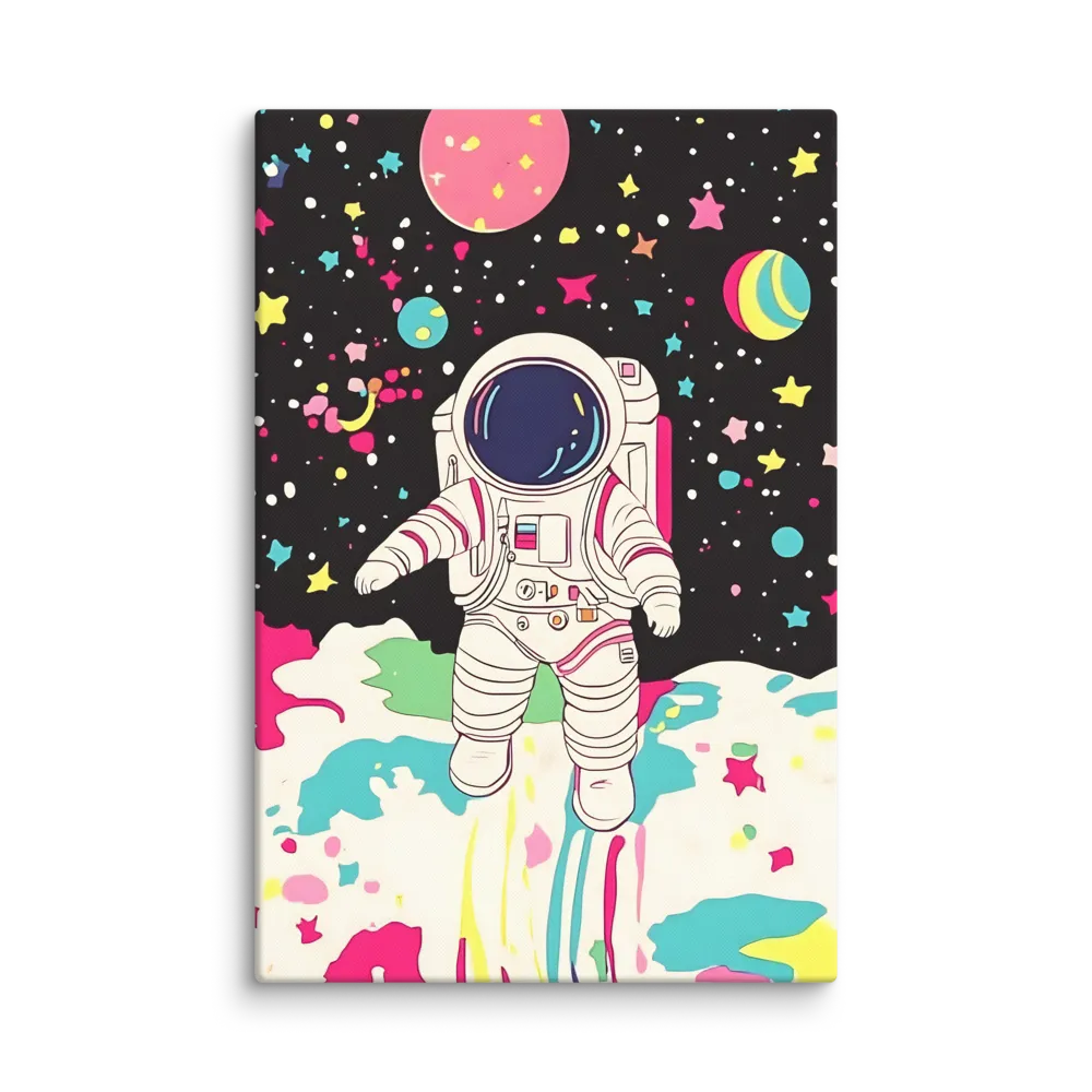 Cosmic Wanderer 
 Canvas with White Frame