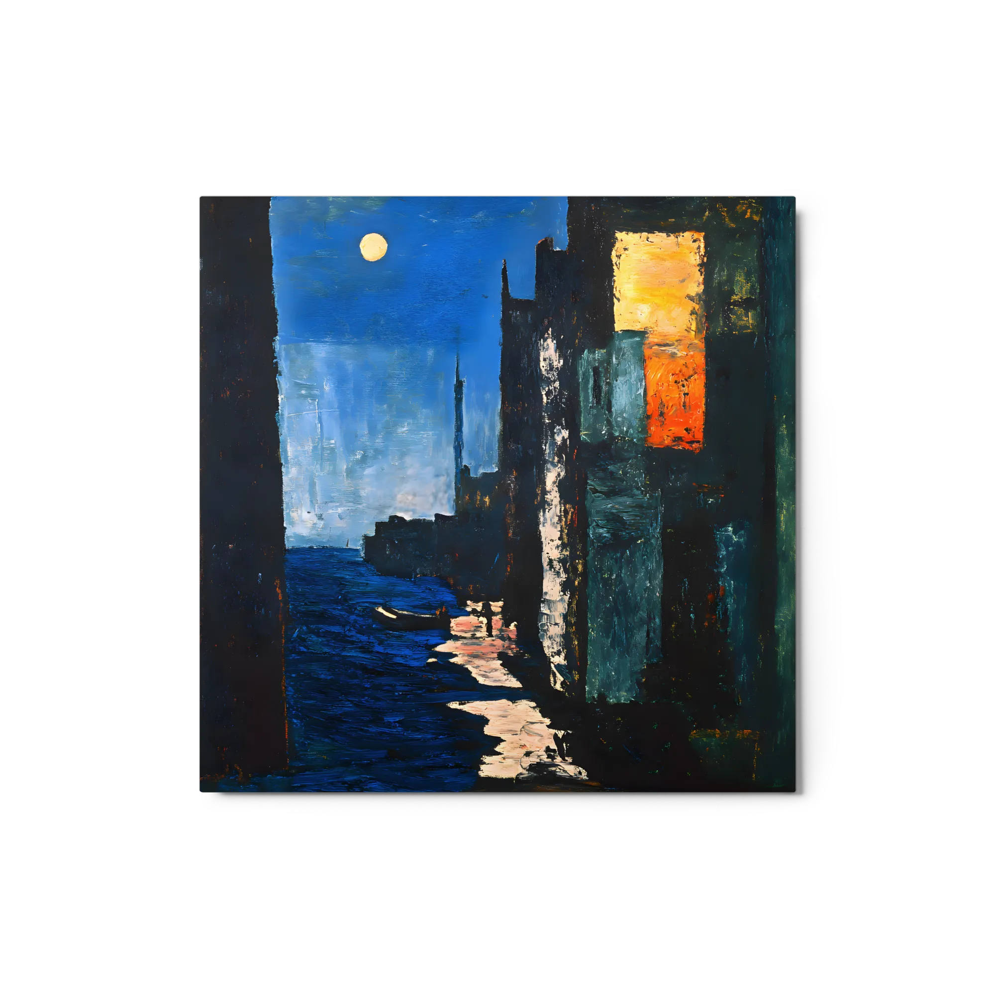 Moonlit Cityscape