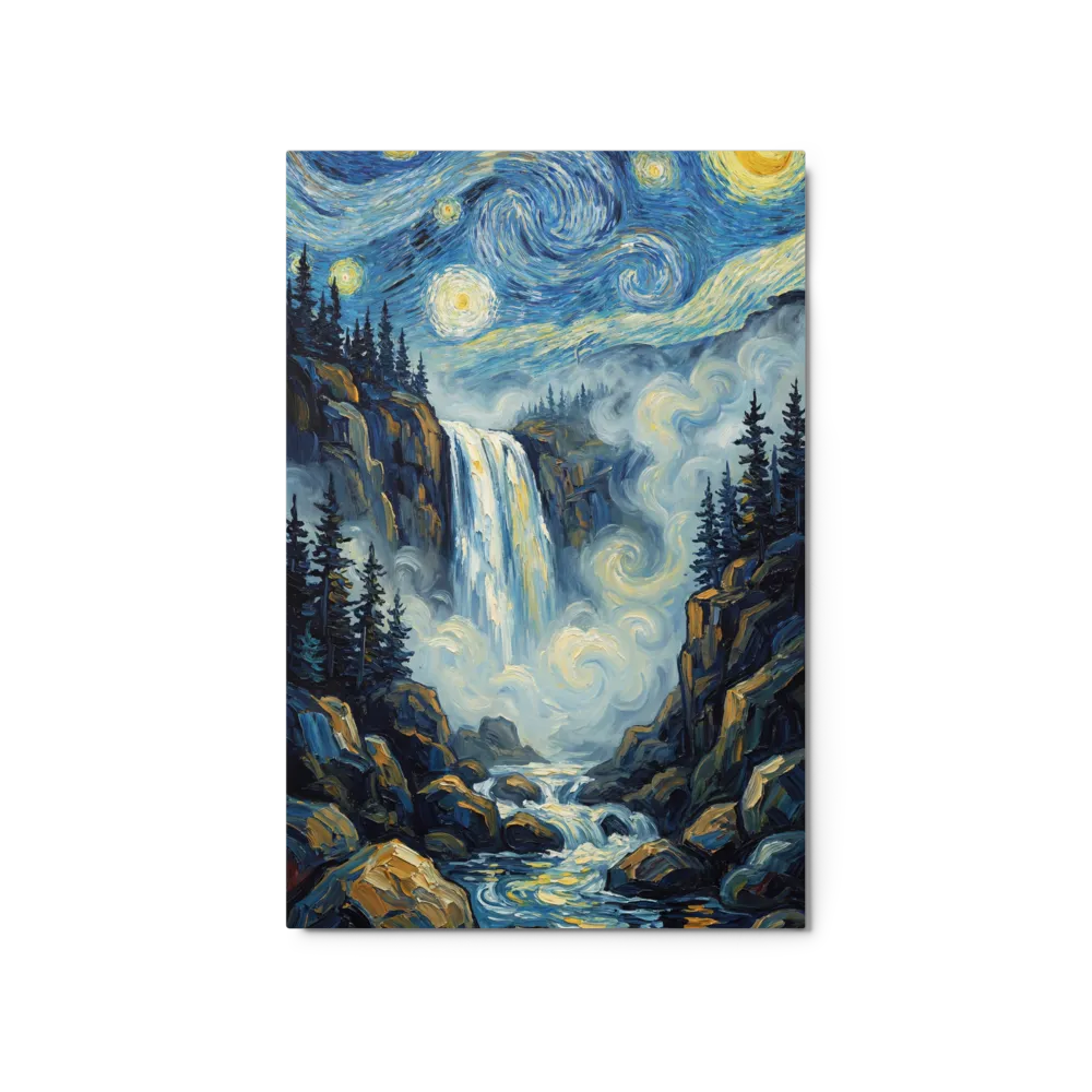 Cascade of Stars 
 Poster with Red oak Frame | 20″x 30″