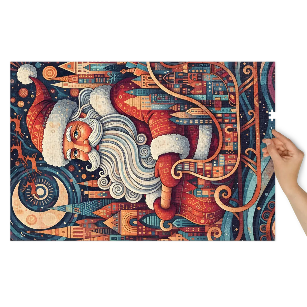 Santa's Night Flight | Jigsaw Puzzles