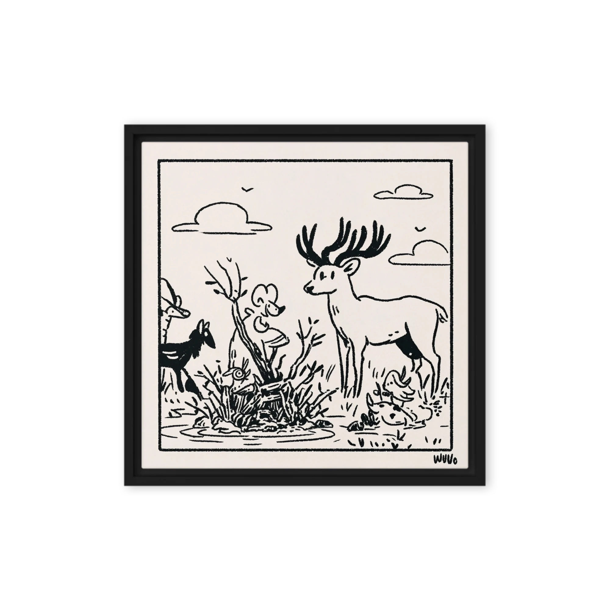 The Forest Stag | Art Print