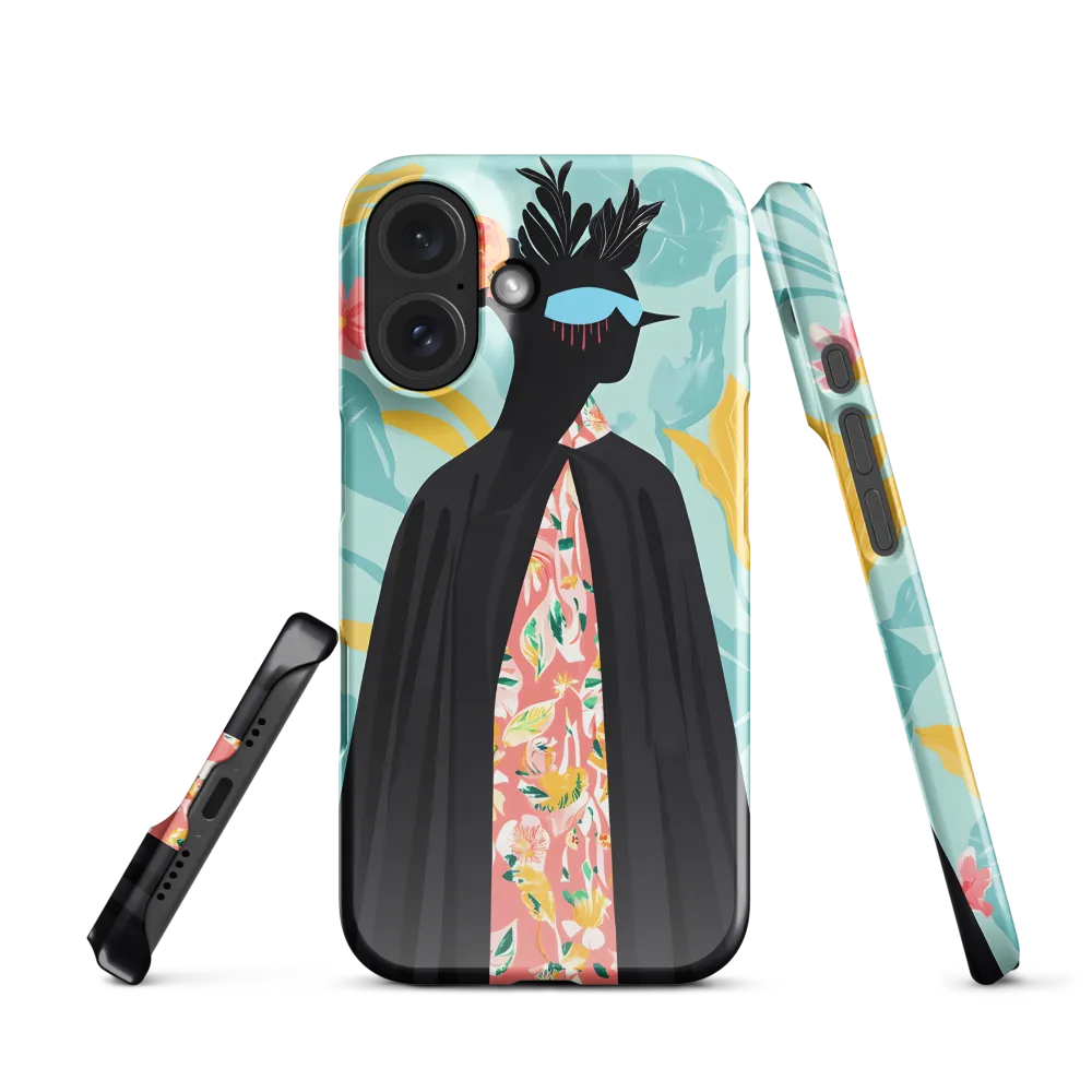 Tropical Bloom Silhouette 
 iPhone 14 Pro Max | Snap Case