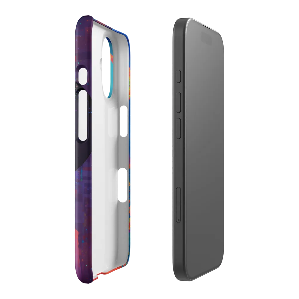 Cosmic Contemplation in a Digital Metropolis 
 iPhone 17 Pro Max | MagSafe® Tough Case