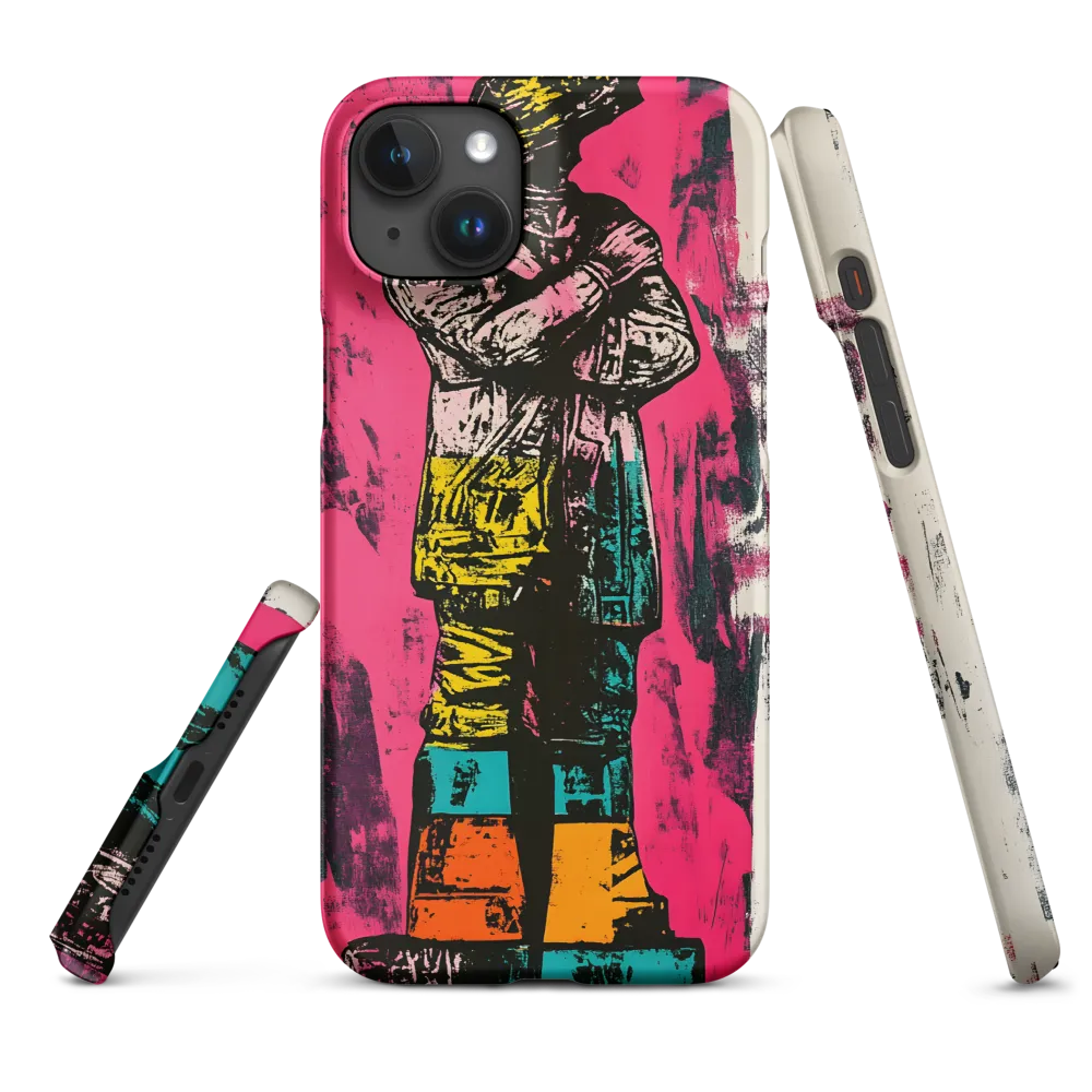 Standing Figure in Magenta | Phone Case