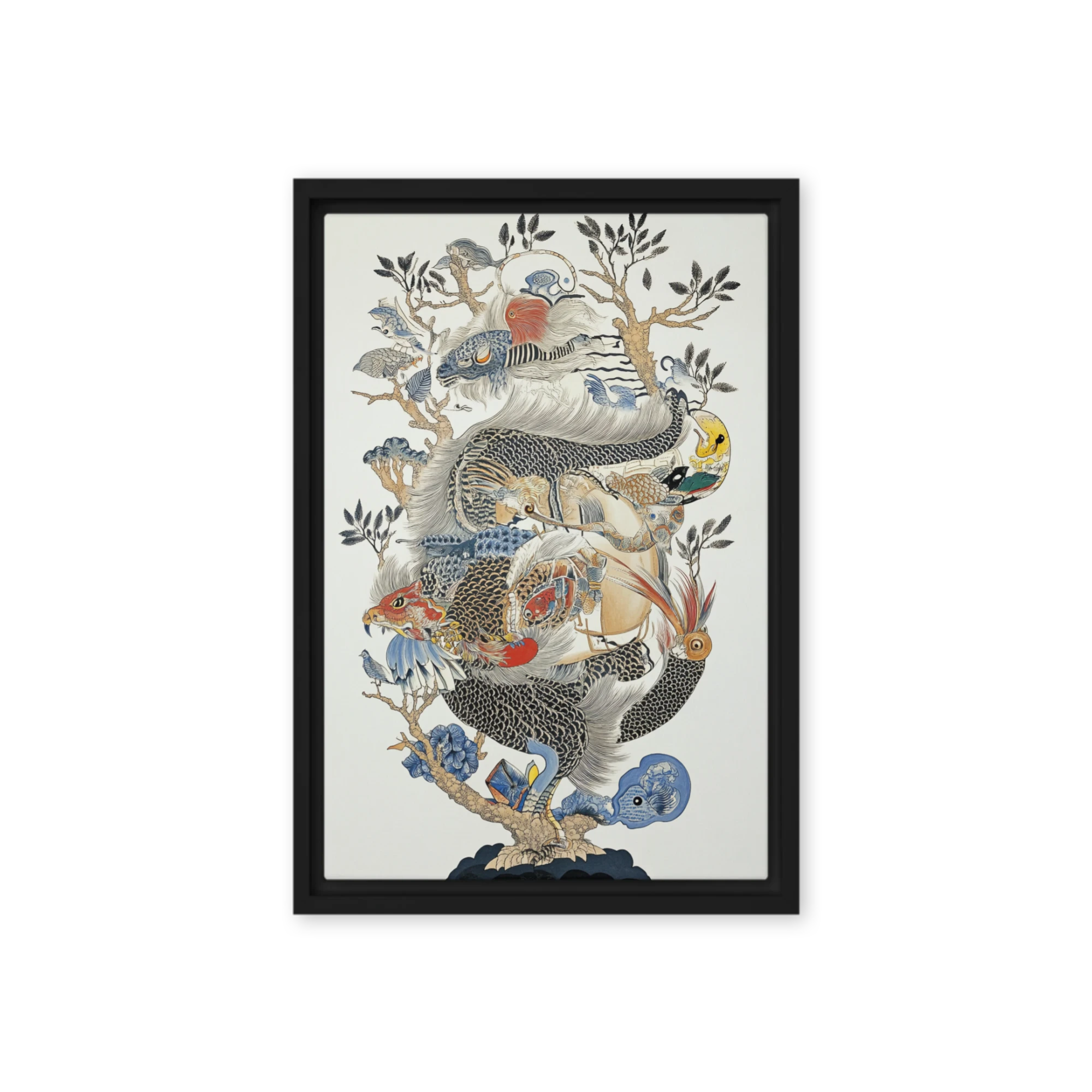 Fantastical Dragon Illustration | Art Print